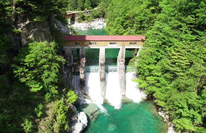 取水口(金木戸発電所)