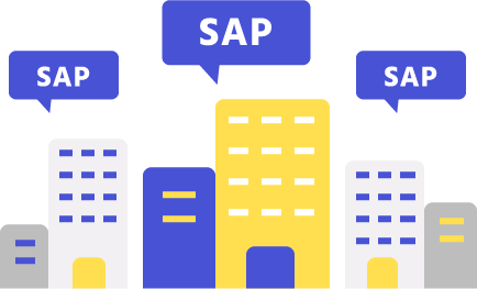 グループ外への
SAP ERP導入実績社数